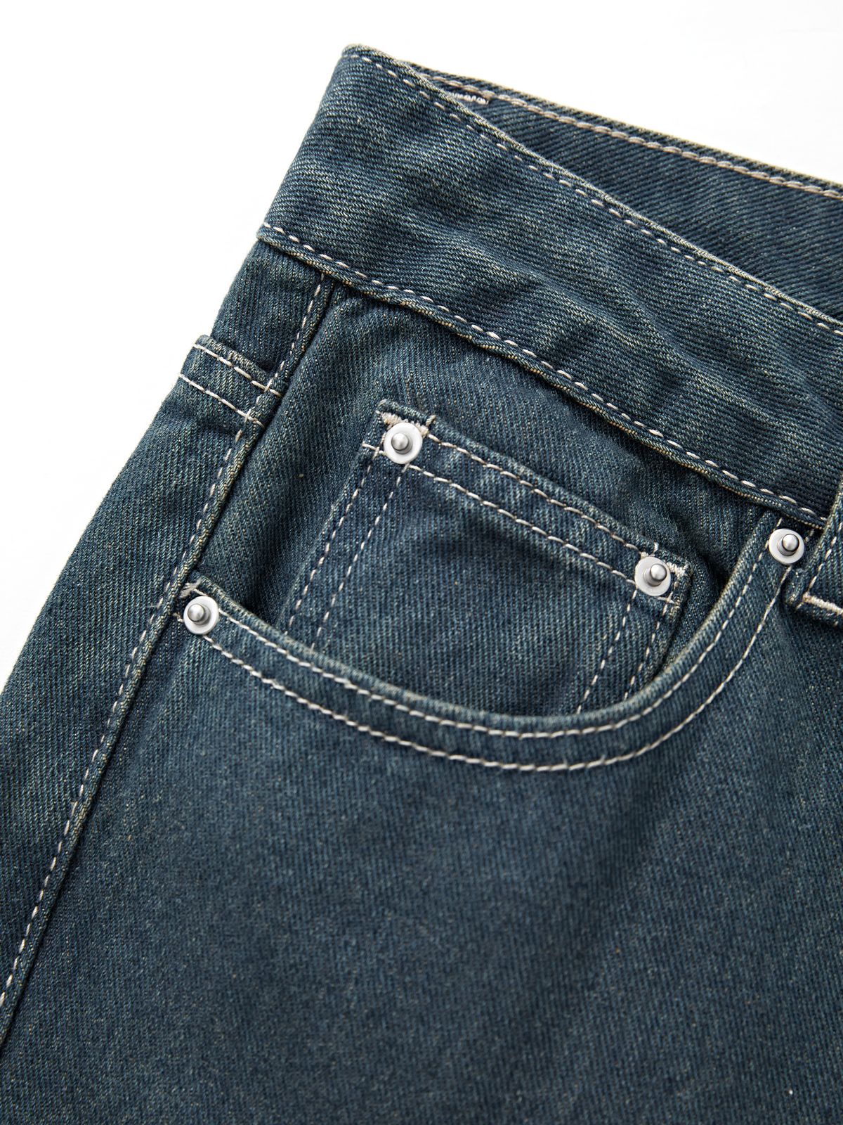 Vaqueros boyfriend con lavado azul vintage-5