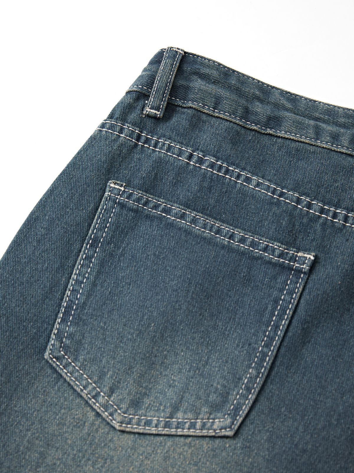 Vaqueros boyfriend con lavado azul vintage-7