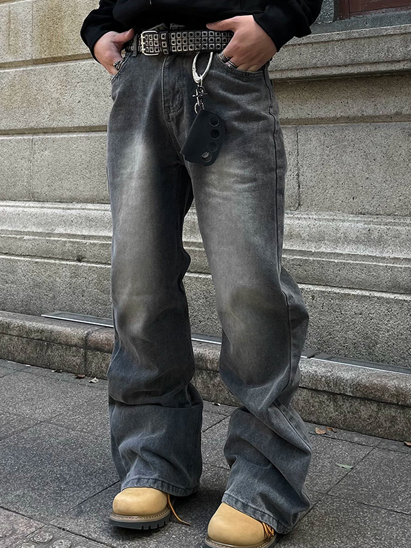 Pantalones vaqueros holgados High Street para hombre-1