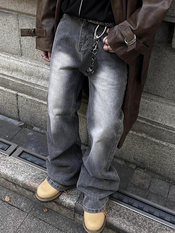 Pantalones vaqueros holgados High Street para hombre-2