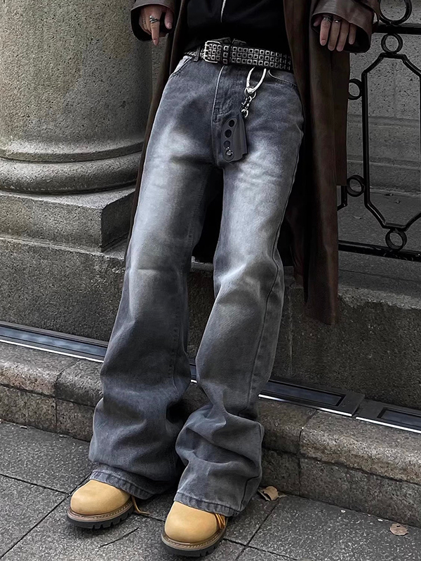 Pantalones vaqueros holgados High Street para hombre-4