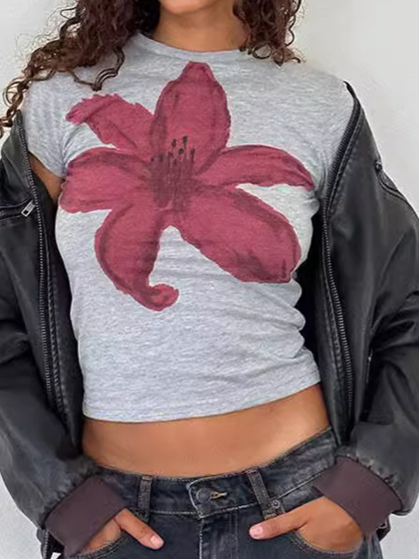 Camiseta de manga corta de calle-1