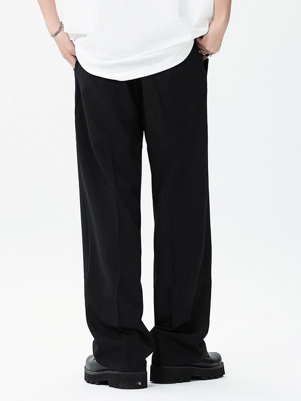 Pantalones de pierna recta para hombre-3