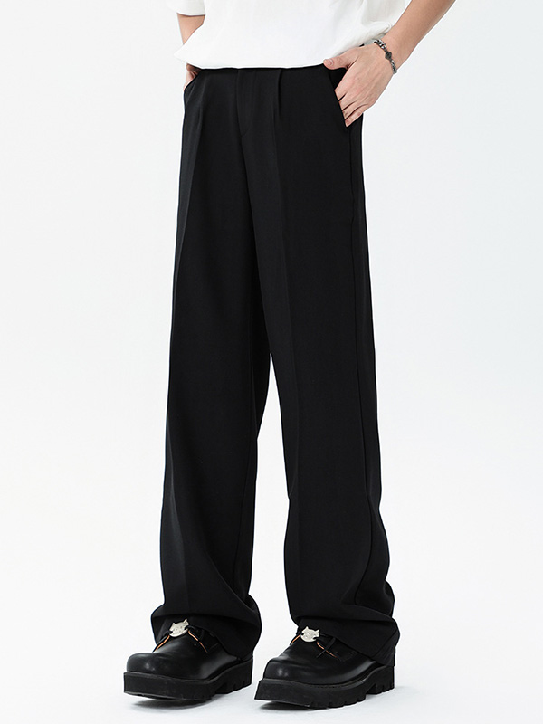 Pantalones de pierna recta para hombre-1